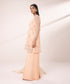 Women's Unstitched Organza Embroidered Pink 3 Piece Suit